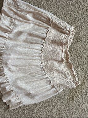 wonder nation Cream Floral Bohi Mini Skirt